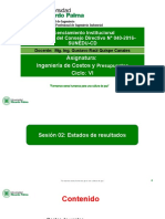 Sesión 07 Estados de Resultados