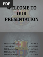 Welcome To OUR Presentation