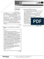 B2 UNIT 2 Test Standard