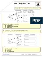 Statistics. Level 8. Probability. Tree Diagrams (A)