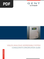 Vigilon Analogue Addressable System: Consultant'S Specification Guide