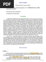 Petitioner-Appellant Vs Vs Respondent Appellee Fortunato de Leon B. Quitoriano