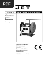 JSSG-10: Slow Speed Wet Sharpener