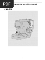 Auto Ref/keratometer Operation Manual