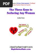 Pilinski, Michael - Free Minicourse - Three Keys To Seducing Any Woman (Key 1 - Fear Management)