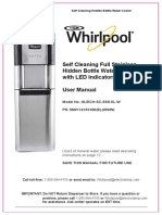 Self Cleaning Full Stainless Hidden Bottle Water Cooler With LED Indicators User Manual