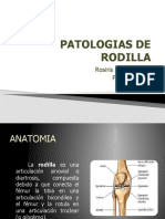 Patologias de Rodilla