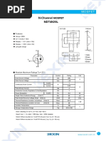 SMD Type Mosfet: N-Channel NDT4N20L