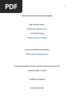 Matriz de Coherencia de Un Proyecto de Investigación Paradigmas de Investigación