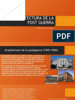 Arquitectura de La Post Guerra