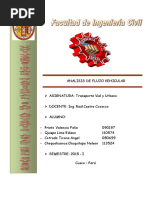 Analisis de Flujo Vehicular