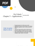 On Liberty Chapter 5 - Applications: John Stuart Mill