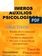 Primeros Auxilios Psicologícos