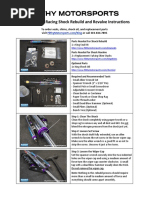 King Off-Road Racing Shock Rebuild and Revalve Instructions