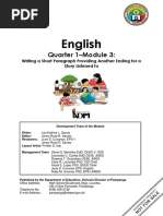 English: Quarter 1-Module 3