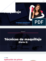 Técnicas Del Maquillaje (MAQUILLAJE - CLASE 2) PDF