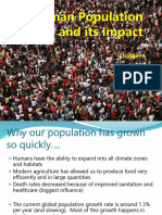 The Human Population and Its Impact