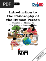 Intro To Philosophy of Human Person 1st Quarter Module 4