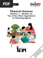 Physical Science 1st Quarter Module 13