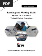 Reading and Writing Module 2 Part 1