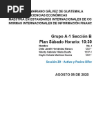 Act. Pas. Diferido - Seccion 29 Grupo A-1