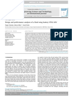 Design and Performance Analyses of A Fixed Wing Battery VTOL UAV PDF