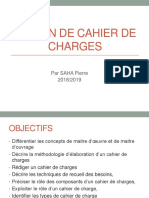 Cahier de Charge