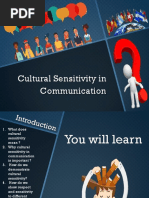 Cultural Sensitivity in Communication