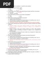 Activity 1. Multiple-Choice Questions. (1 Point For Each Number)