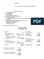 Actg 26A - Strategic Cost Management Take Home Quiz: Requirements