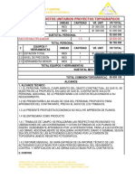 Analisis de Costos Unitarios Proyectos Topográficos