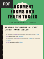 Lesson 3 - Part 4 (Argument Forms and Truth Tables)