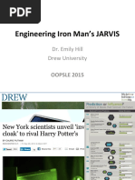 Engineering Iron Man's JARVIS: Dr. Emily Hill Drew University