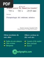 Fisiopatologia de SX Uremico