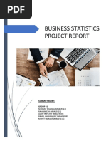 Business Statistics Project Report: Submitted by