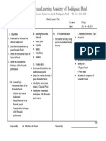 Weekly Lesson Plan Grade Level: 9 Duration: 5 Days Subject: Music Date: Oct. 14 - 18, 2019