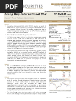 Leong Hup International BHD: TP: RM0.84