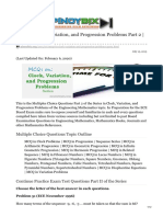 MCQ in Clock, Variation, and Progression Problems Part 2 - ECE Board Exam