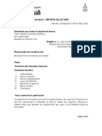 Actividad 2 - Reporte de Lectura - Evolución Del Notariado Mexicano