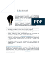 Idea de Negocio y Plan de Empresa PDF