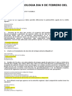 Examen de Urologia Dia 9 de Febrero Del 2011