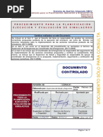 SSOpr0010 - P - Planificacion Ejecucion y Evaluacion de Simulacros - v03 PDF