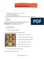 Eating Habits Speaking-Activity