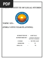 Indian Institute of Legal Studies: Topic On