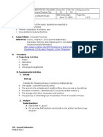 Goldenstate College General Santos City Issue No. 01 Rev No. 00 Reference No. Lesson Plan Effectivity Date: June 15, 2020 Page No. 1 of 3