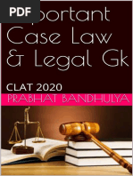 Important Case Law & Legal GK 2020