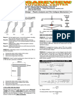 Review Module: Steel Design - Plastic Analysis and The Collapse Mechanism