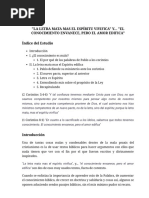 La Letra Mata Mas El Espíritu Vivifica - Y... - El Conocimiento Envanece, Pero El Amor Edifica - Centro Rey