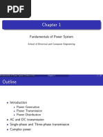 Fundamentals of Power System: School of Electrical and Computer Engineering