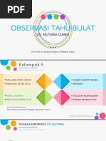 Observasi Tahu Bulat CV. Mutiara